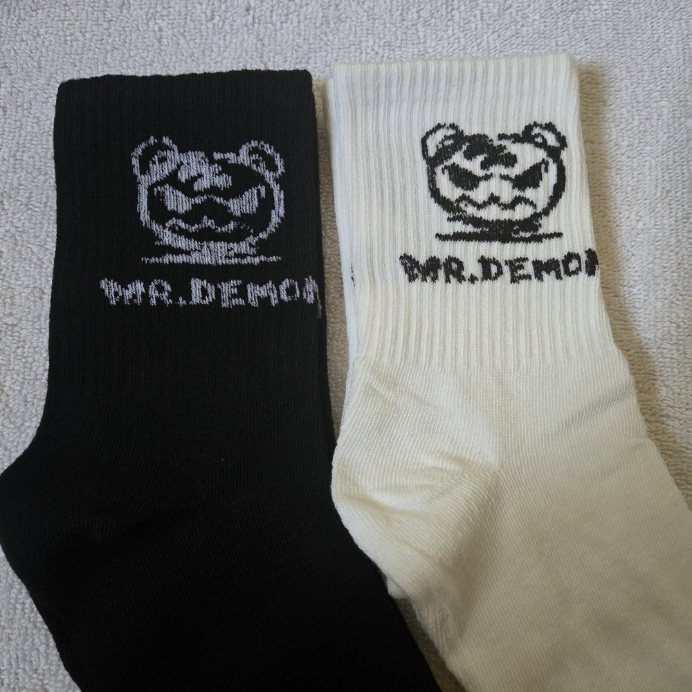 🍒🍒 (Bundle Only) 2 Pairs Mr. Demon Ankle Socks